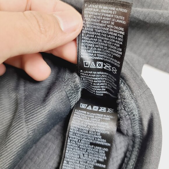 The North Face Men's Gray Long Sleeve Mock Neck Windrunner Fleece Jacket Size XL - Picture 6 of 7